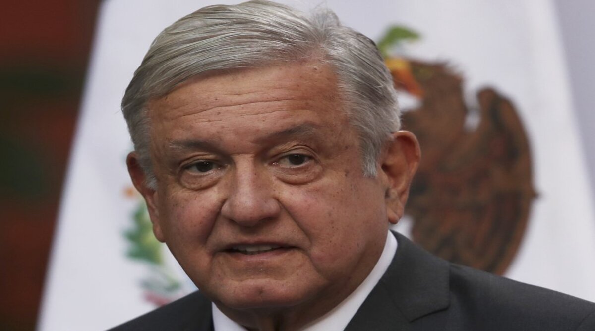  In this December 1 picture, Mexican President Andres Manuel Lopez Obrador speaks during the commemoration of his second anniversary in office, at the National Palace in Mexico City. (AP Photo/Marco Ugarte, File)