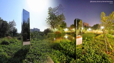 monolith, monolith ahmedabad, monolith in india, gujarat monolith, ahmedabad park monolith, viral news, trending news, gujarat news, indian express news