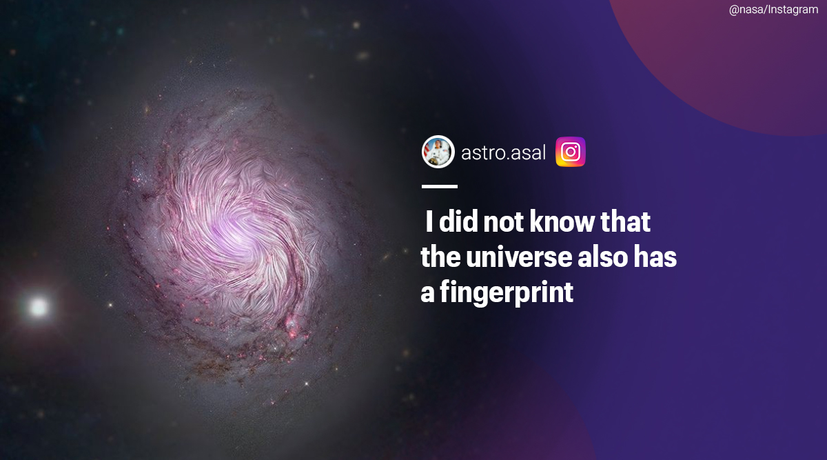 NASA, NASA galaxy, NASA Sofia, NASA galaxy magnetic field, infrared magnetic field, galaxy NGC 1068, Trending news, Indian Express news