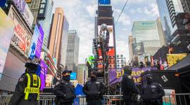 New Year 2021, New year eve at Times Square, new york Times square, US new year, world news, indian express
