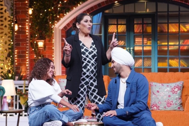 Neha Kakkar, Rohanpreet Singh, The Kapil Sharma Show