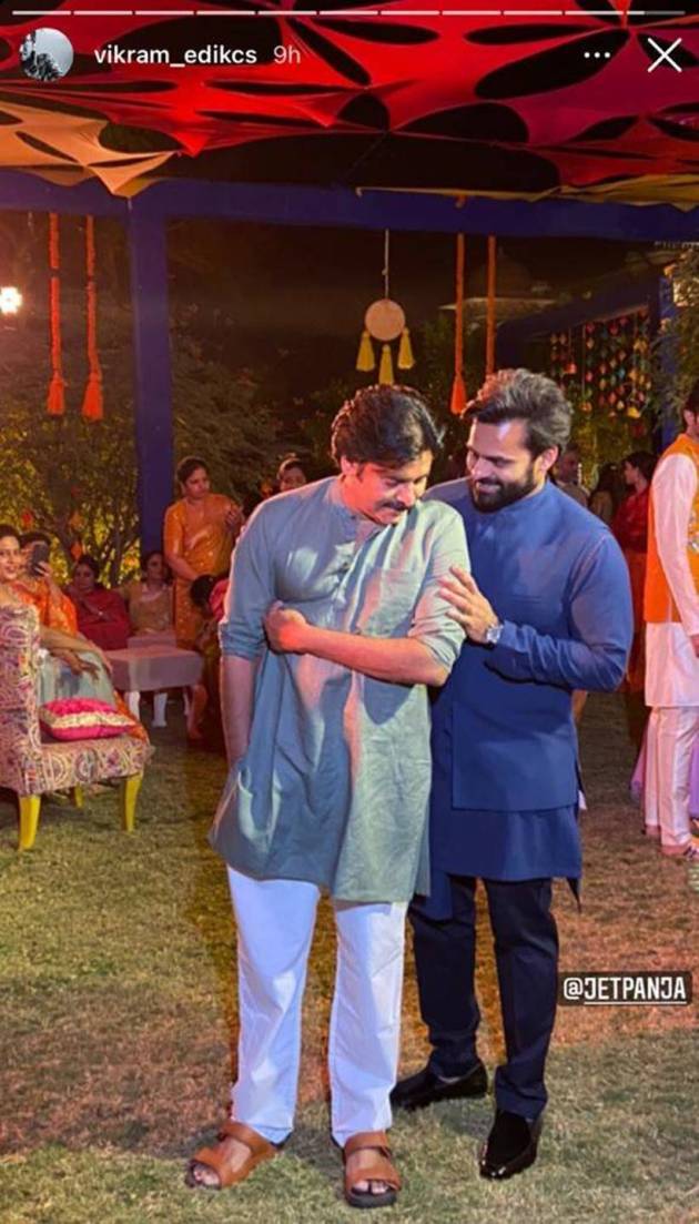 pawan kalyan with sai dharam tej