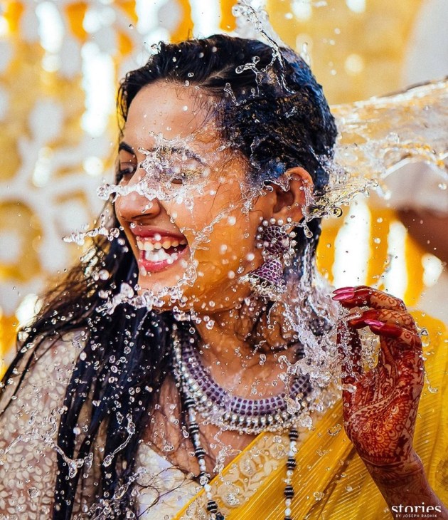 Niharika Konidela haldi photo
