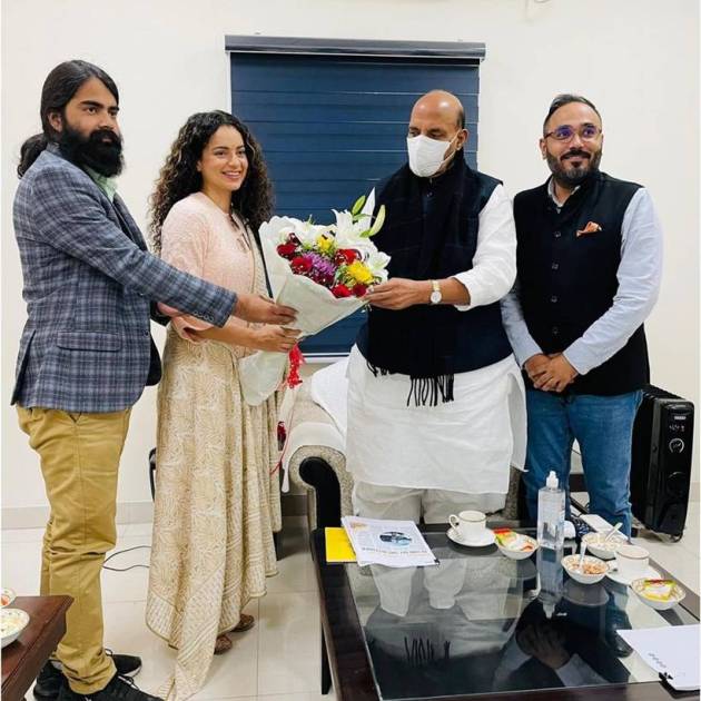 kangana ranaut met rajnath singh