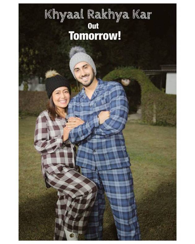 neha kakkar with rohanpreet singh
