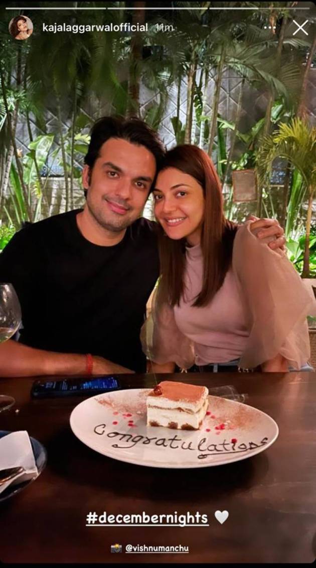kajal aggarwal with gautam kitchlu