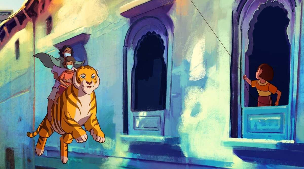 Indian superhero Priya joins forces with Pakistan's Burka Avenger to fight Covid-19 | Books and Literature News,The Indian Express Indian superhero Priya joins forces with Pakistan's Burka Avenger to fight Covid-19 | Books and Literature News,The Indian Express