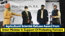 Agricultural Scientist Refuses Award From Union Minister In Support Of Protesting Farmers