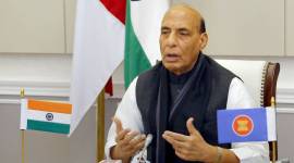Anniversary of ASEAN Defence Minister Meeting Plus Rajnath Singh, Rajnath Singh at ASEAN, India china border dispute, Rajnath Singh on Covid-19, Chinese defence minister, terrorism, Maritime security, Rajnath on cyber security, India news, Indian express