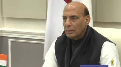 Rajnath Singh, Rajnath Singh at ASEAN, India china border dispute, Rajnath Singh on Covid-19, Chinese defence minister, terrorism, Maritime security, Rajnath on cyber security, India news, Indian express