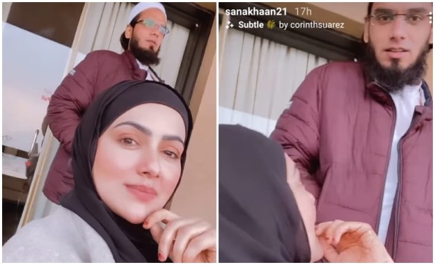 Sana Khan Kashmir honeymoon photos