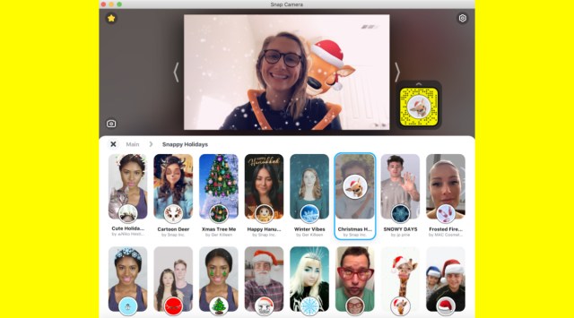 How to use the new Snap Camera Christmas filters on Zoom calls ...