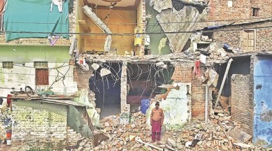 Ujjain clash, Ujjain stone pelting, Ujjain BJP, Ujjain stone pelting case, Ujjain Muslim locality, Ujjain news, Bharatiya Janata Yuva Morcha, India news, indian express news