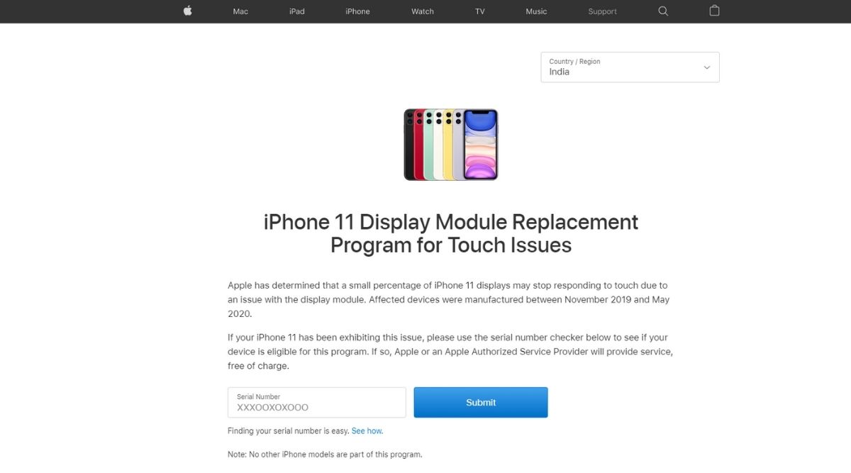 Apple, iPhone 11, iPhone 11 touchscreen issue, Apple iPhone 11, Apple iPhone 11 display replacement, Apple iPhone 11 touchscreen replacement, Apple iPhone 11 free replacement, Apple iPhone 11 touchscreen issue