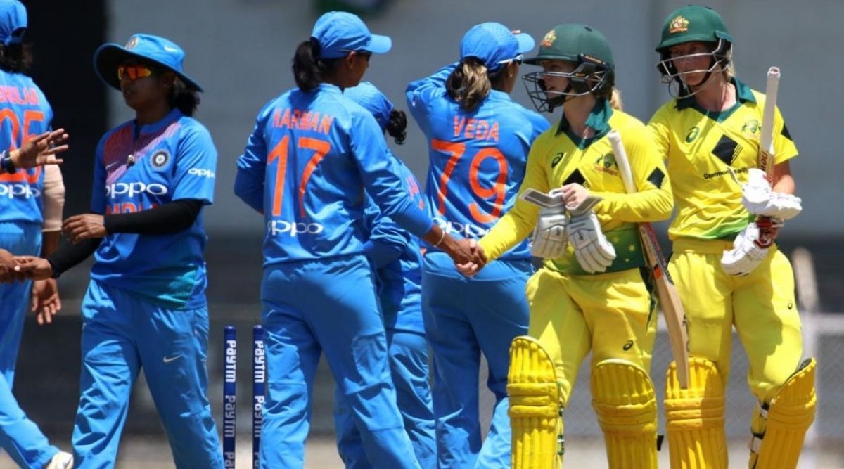 India Women players in action after an ODI against Australia. (File)