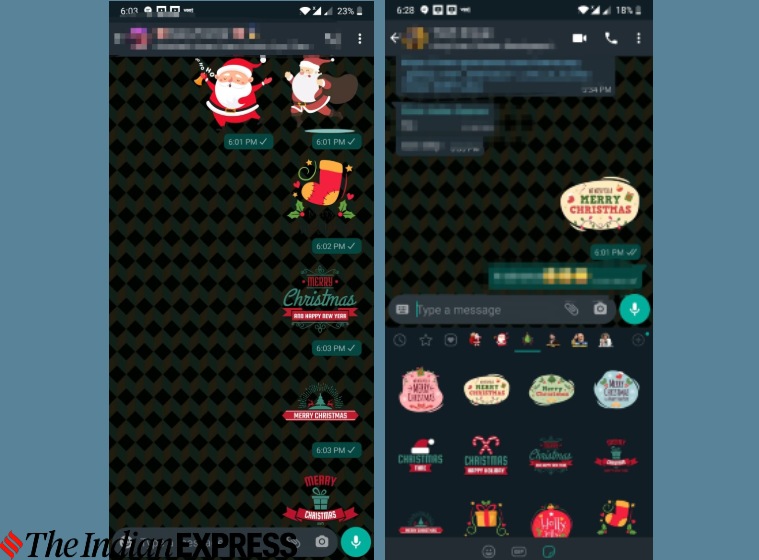 Merry Christmas 2020: How to send Christmas Whatsapp Wishes Stickers, Images, Photos, Status