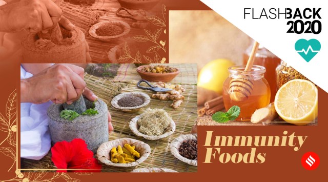 immunity foods, yearender 2020, indianexpress.com