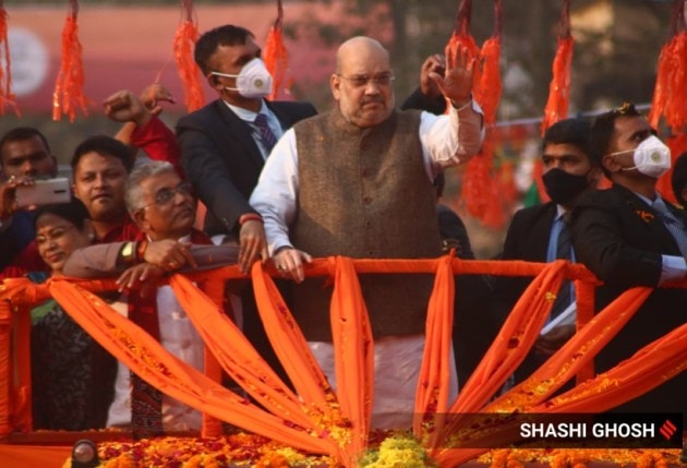 Amidst BJP-TMC war of words, Amit Shah launches road show in Bengal