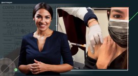 Alexandria Ocasio-Cortez, AOC covid 19 vaccine, US Cortez covid 19 vaccine viral video, trending, indian express, indian express news