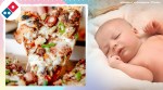dominos australia, dominos 60 years, couple wins 60 years free pizza, couple name baby after pizza company, viral news, odd news, indian express