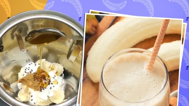 This smoothie is loaded with benefits! (Photo: Dr Geetika/ Instagram, designed by Gargi Singh)