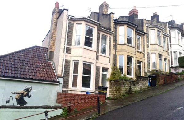 Explained How Banksys Artwork Led To A Surge In Property Value Of A House In Bristol