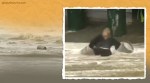 Australia, Australian floods, woman risks life to save beer kegs, viral video, woman beer kegs viral video, Australian floods news, trending, indian express, indian express news