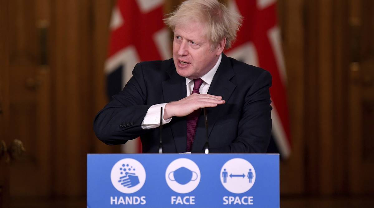 Boris Johnson tightens UK lockdown, citing fast-spreading version of virus