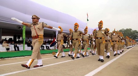 The government has spent Rs 1,566.85 crore in 2019-20 for expenditure and police training. (Express photo by Sahil Walia/Representational)