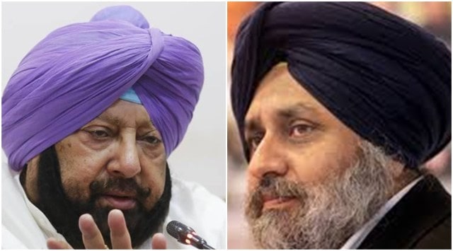 amarinder singh, sukhbir singh badal, amit shah, farm bills, punjab farmers, farmer protests, indian express news