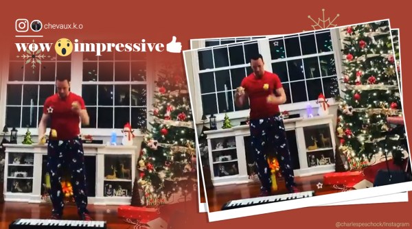 christmas, christmas carols, man plays piano juggling balls, man play christmas carol with balls, charles peachock, charles peachock juggling balls music videos, viral videos, indian express