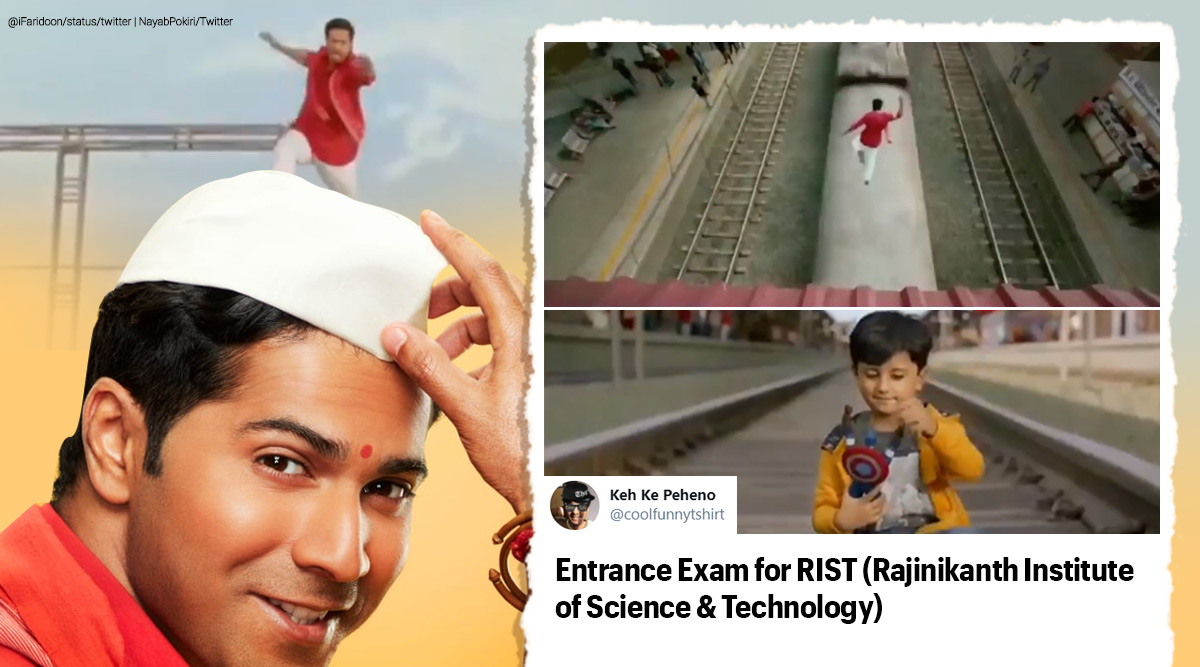 RIP Physics': This train scene from Varun Dhawan's 'Coolie No 1' has  netizens baffled | Trending News,The Indian Express