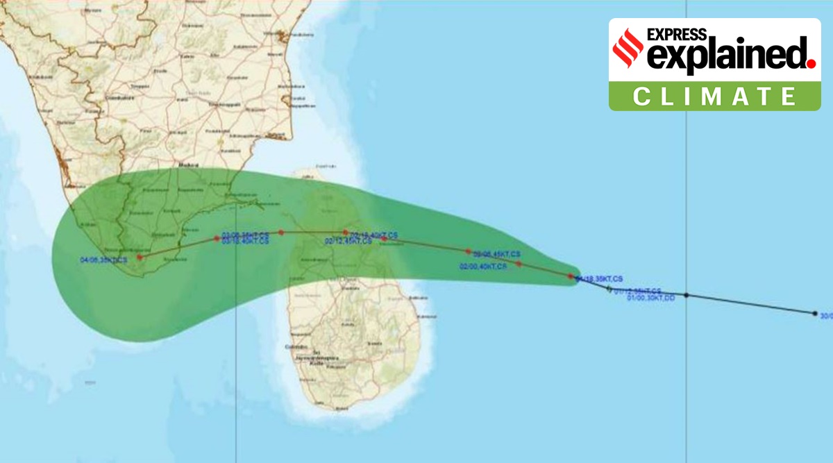 Cyclone Burevi, Cyclone Burevi news, Cyclone Burevi Tamil Nadu, Cyclone Burevi impact, Cyclone Burevi landfall, Indian Express