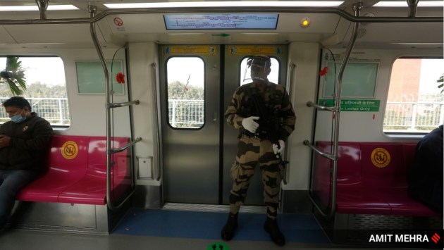 delhi driverless metro, first automated train in india, indian express, india news