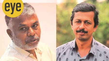 Perumal Murugan and  S Hareesh (Express photo)