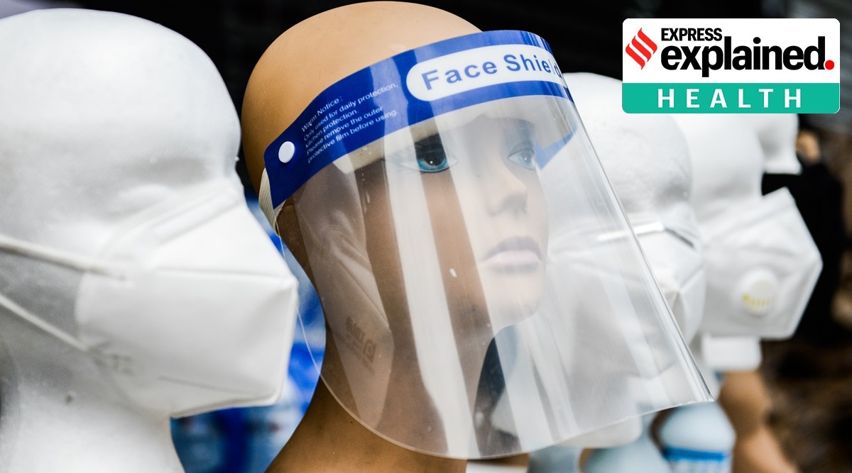 A face shield for sale on a street in New York. (The New York Times: Marian Carrasquero)