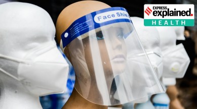 A face shield for sale on a street in New York. (The New York Times: Marian Carrasquero)