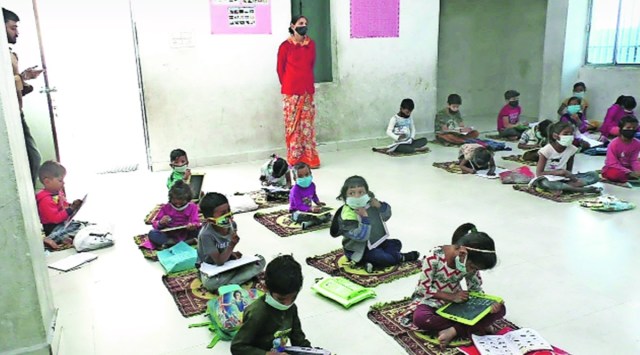 covid-19 in Gujarat, Morbi factory daycare centre, Child day care, gujarat news, indian express news