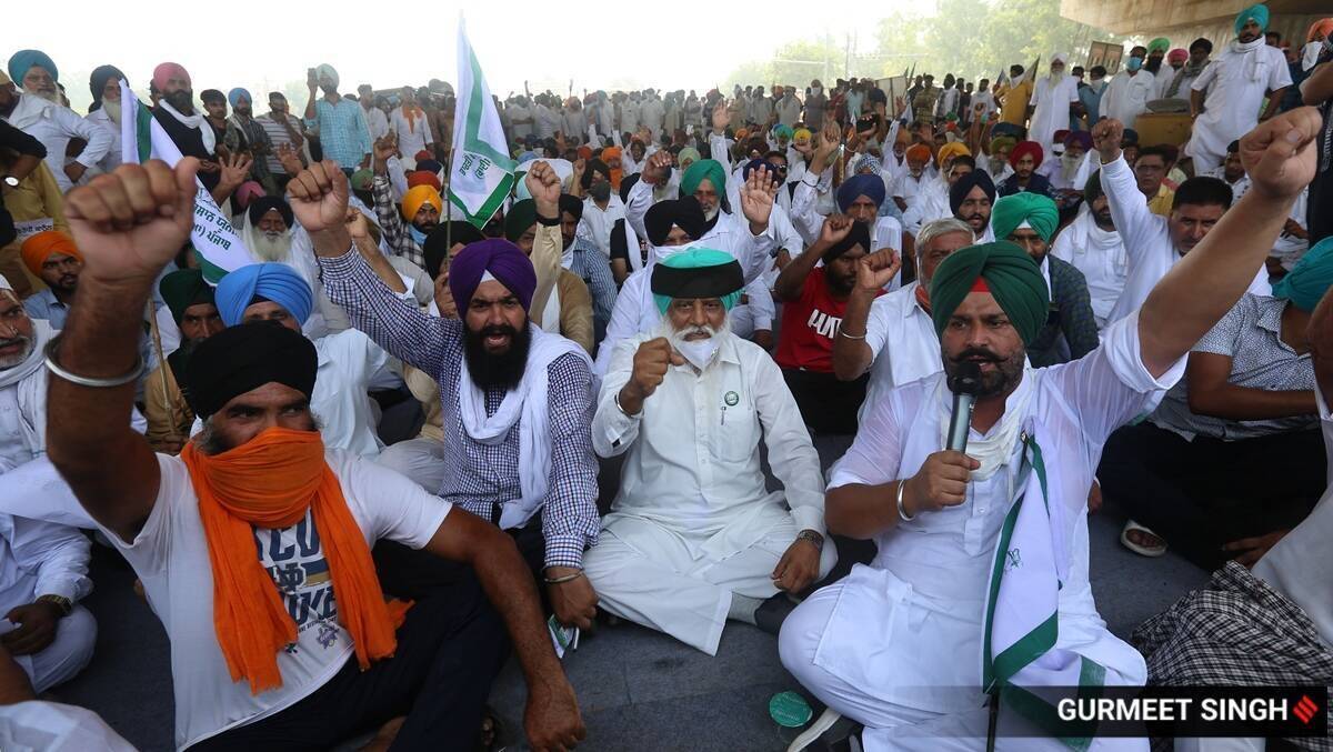 Arhtiyas shut down mandis, Farmers protest, new farm laws, Ludhiana news, Punjab news, Indian express news