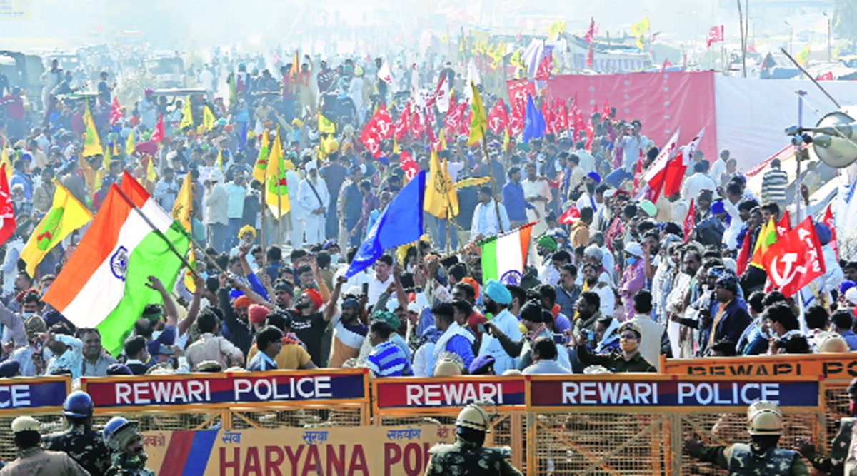 Farmers protest, Haryana