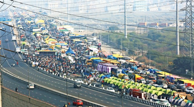 Ghazipur border, Farmers protest, UP farmers reach delhi border, Sowing season over, Delhi news, Indian express news