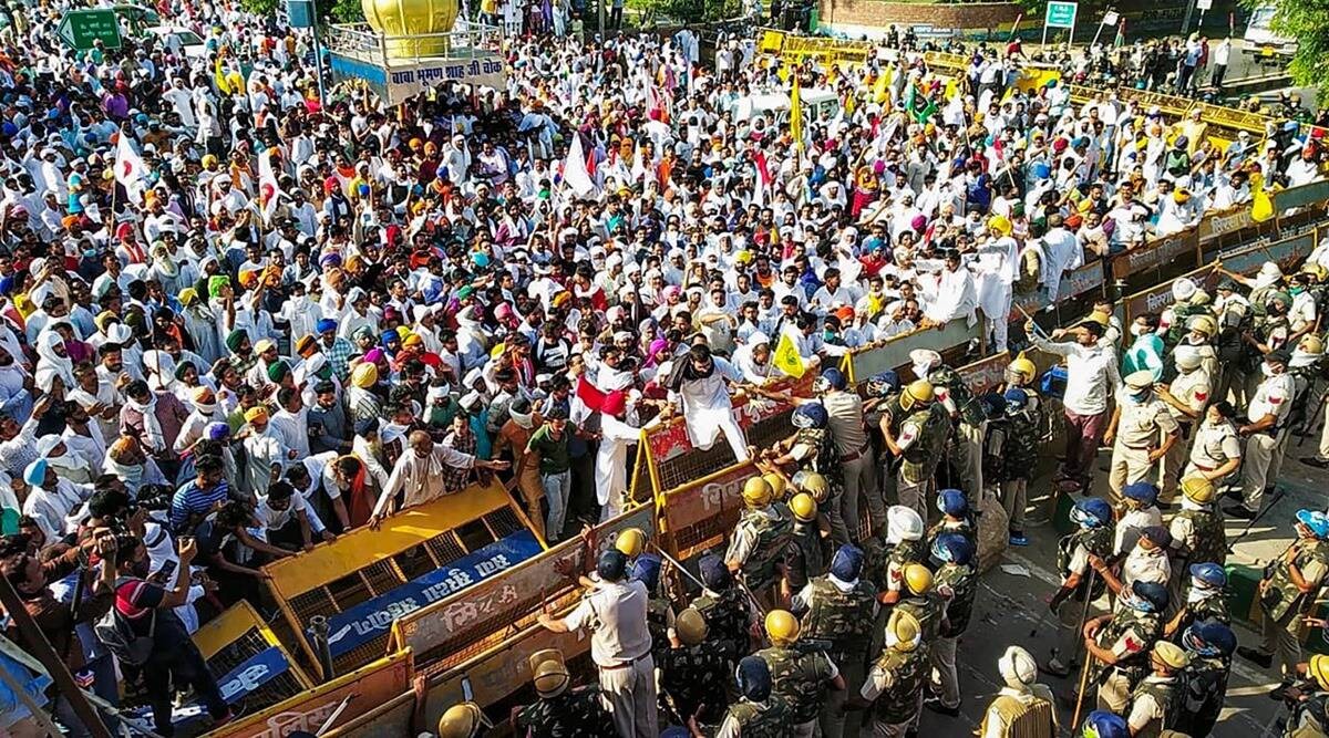 farm bills, farm bills 2020, farm bill protest, punjab farmers, haryana farmers, haryana farmers to burn effigy of pm, indian express news