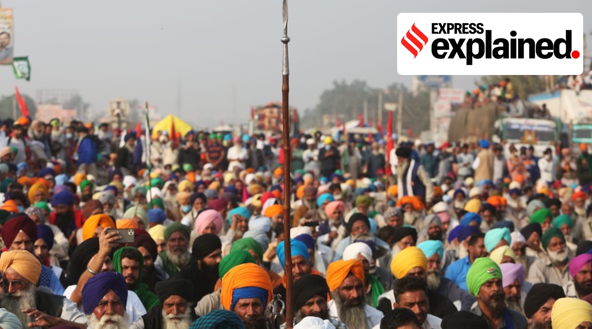 Farmers protest, Farm laws 2020, Punjab farmers, Rabi sowing, minimum support price, Indian express
