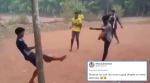 indian football, worldcup, india football rank, goalkeeping, boy goalkeeping skills viral video, goalkeeper trending, indian express, indian express news