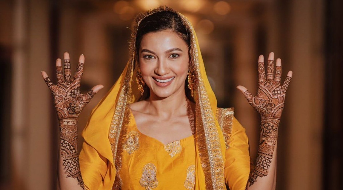 Gauahar Khan Is Beaming With Joy In Her Mehendi Pictures Television