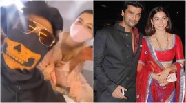 kushal tandon gauahar khan flight video
