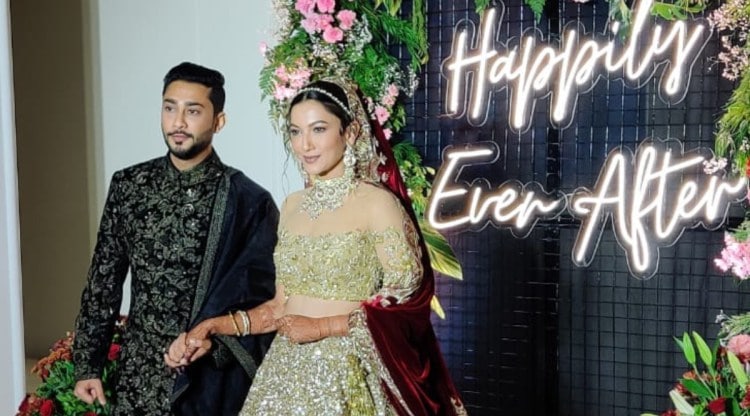 gauahar khan, zaid darbar, reception
