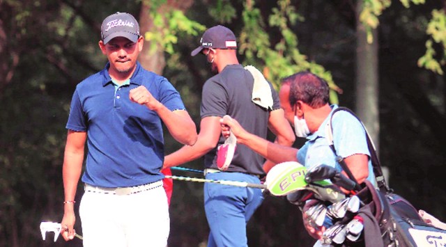 Akshay Sharma, chandigarh golfer, Jeev Milkha Singh, Chandigarh Golf Course, chandigarh golf tournament, indian express news
