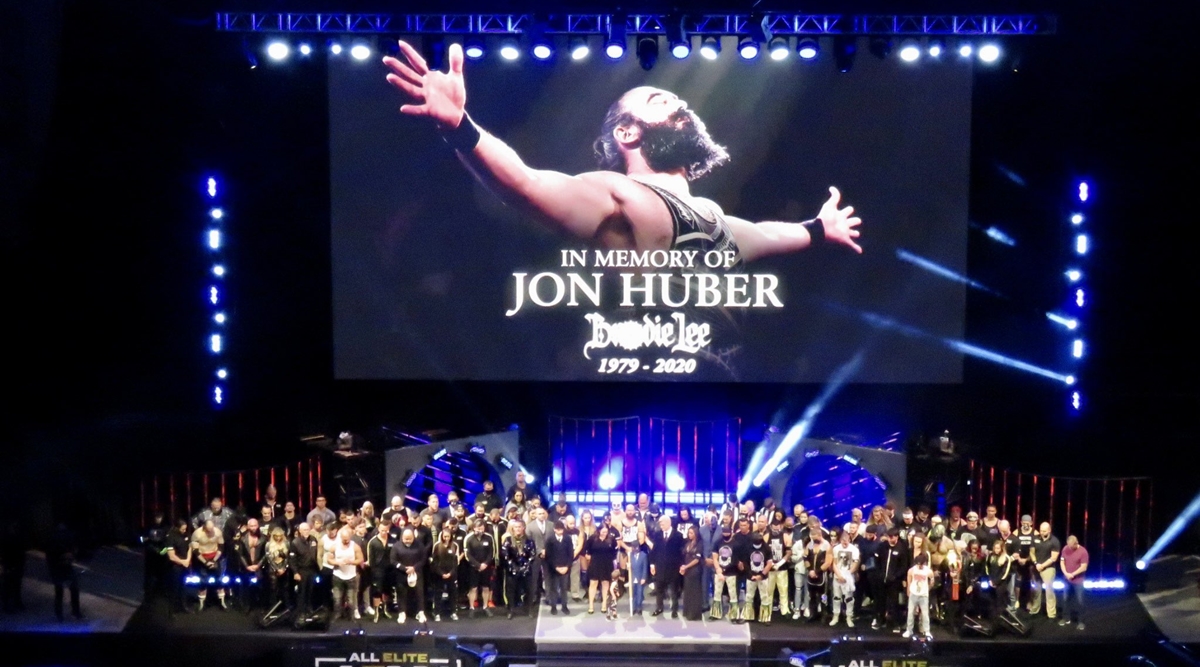 Jon Huber, son Brodie Lee Jr paid tribute on AEW Dynamite after his death |  Sports News,The Indian Express