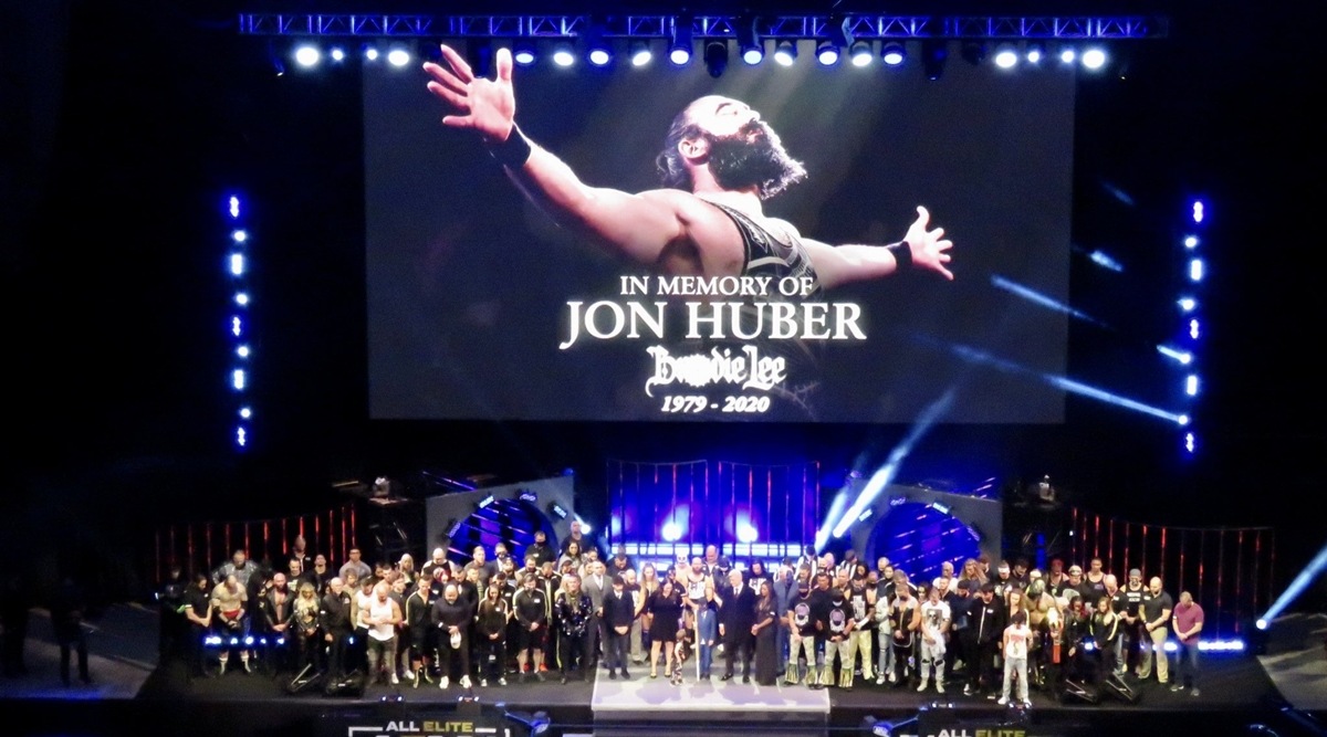 Jon Huber son Brodie Lee Jr paid tribute on AEW Dynamite after